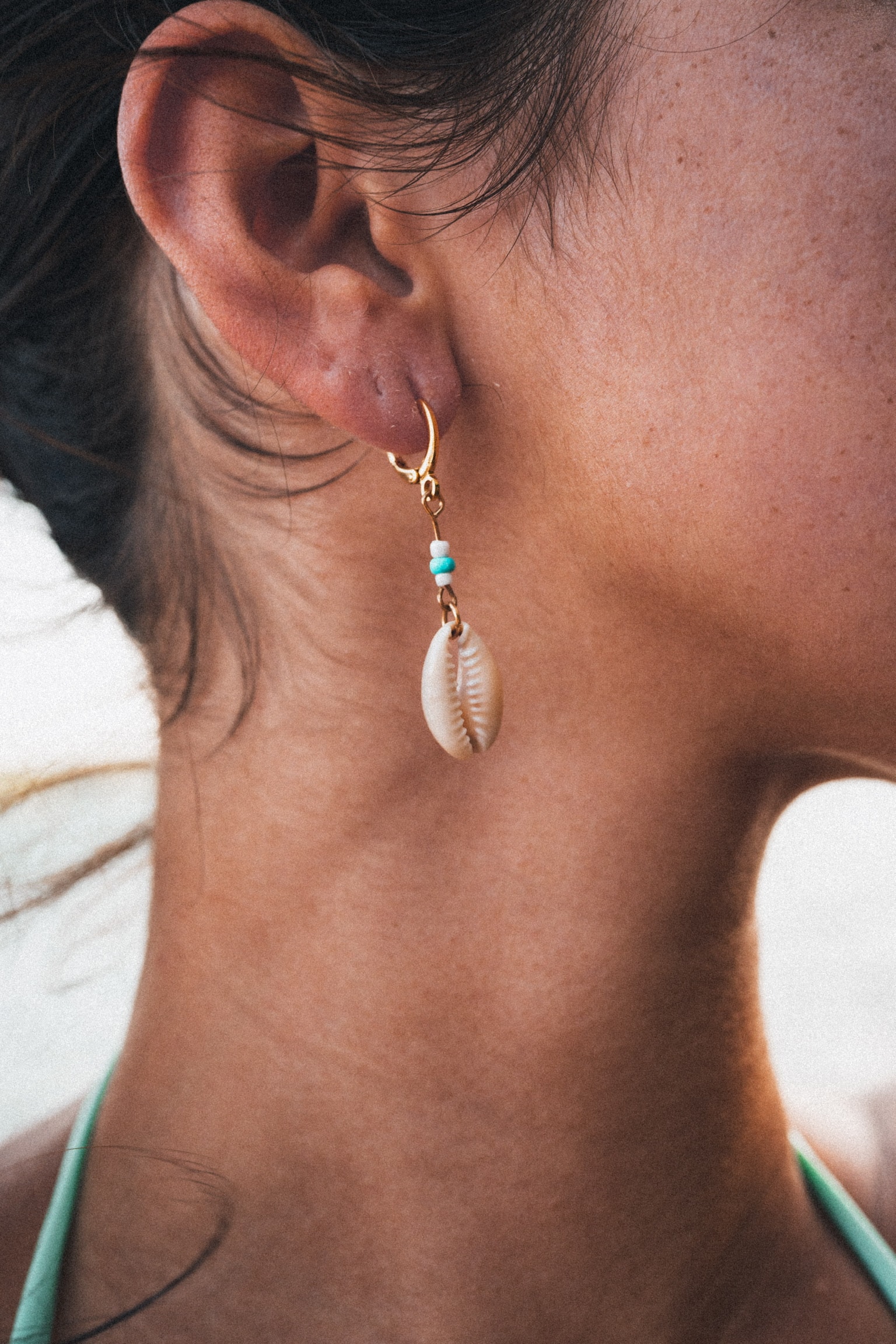 The Coastal Cowrie Earrings thumbnail 3