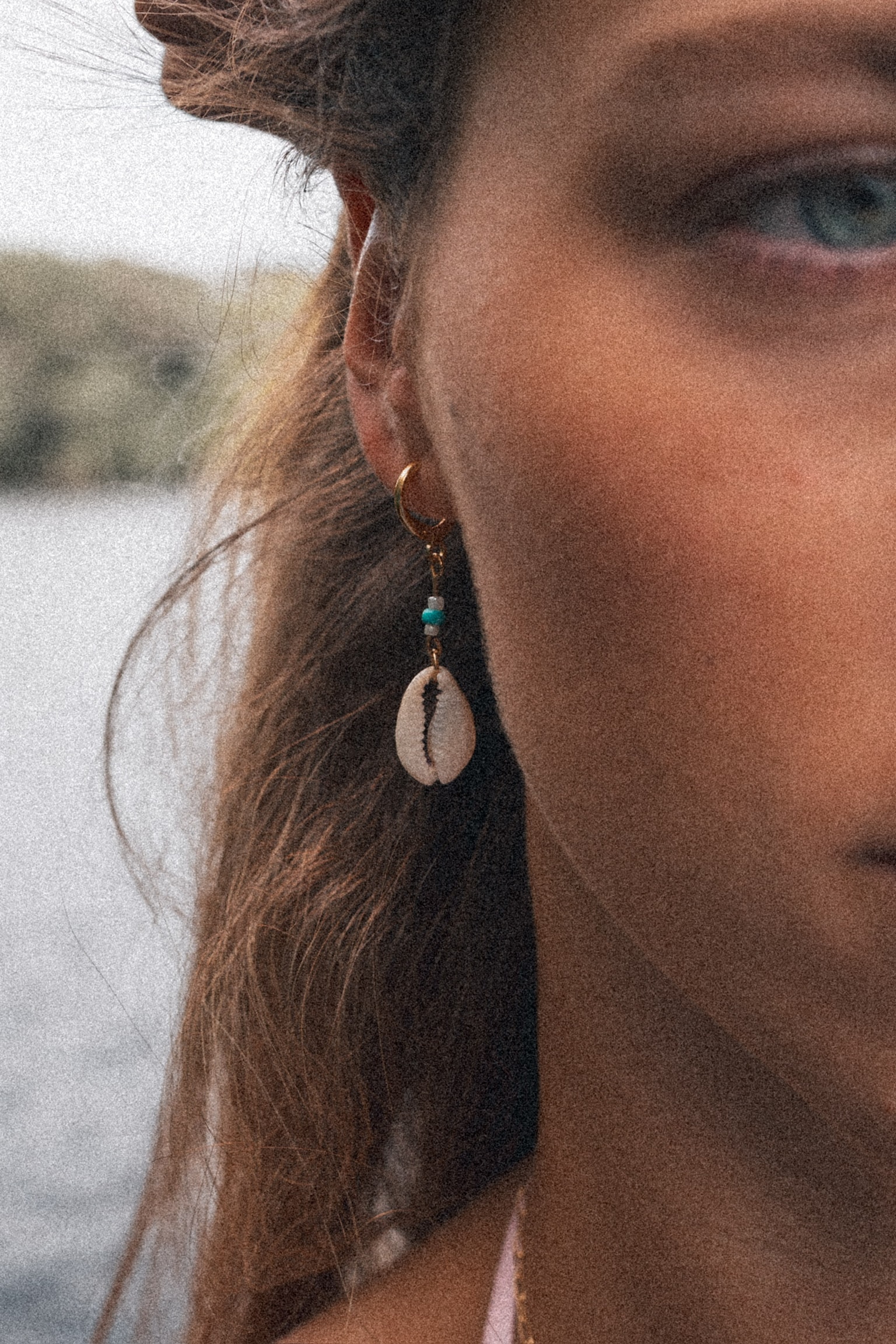 The Coastal Cowrie Earrings thumbnail 2